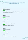 CERTIFIED RHYTHM ANALYSIS TECHNICIAN UPDATED ACTUAL EXAM QUESTIONS&NewLine;CORRECT ANSWERS GRADED A PLUS