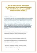 NUR 265 MED SURG FINAL EXAM REVIEW&NewLine;150 Questions with Correct Answers and Rationales&vert;&NewLine;Galen NUR 265 Final Exam Prep Latest &lpar;NEW&excl;&rpar; &NewLine;GUARANTEED PASS&excl; &vert;GRADED A&plus;&NewLine;