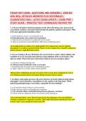 FISDAP EMT EXAM&ndash; QUESTIONS AND ANSWERS &vert; VERIFIED &NewLine;AND WELL DETAILED ANSWERS PLUS RATIONALES &vert; &NewLine;GUARANTEED PASS &vert; LATEST EXAM UPDATE &vert; EXAM PREP &vert; &NewLine;STUDY GUIDE &vert; PRACTICE TEST&vert; DOWNLOAD INSTANT PDF 