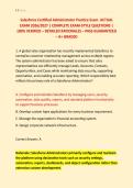 Salesforce Certified Administrator Practice Exam  ACTUAL &NewLine;EXAM 2026&sol;2027 &vert; COMPLETE EXAM-STYLE QUESTIONS &vert; &NewLine;100&percnt; VERIFIED &ndash; DETAILED RATIONALES &ndash; PASS GUARANTEED &ndash; A&plus; GRADED 