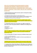 WGU C213-ACCOUNTING FOR DECISION MAKERS OA EXAM &ndash; &NewLine;QUESTIONS AND ANSWERS &vert; VERIFIED AND WELL DETAILED &NewLine;ANSWERS PLUS RATIONALES &vert; GUARANTEED PASS &vert; LATEST EXAM &NewLine;UPDATE &vert; EXAM PREP &vert; STUDY GUIDE &vert; PRACTICE TEST&vert; DOWNLOAD &NewLine;INSTANT PDF 