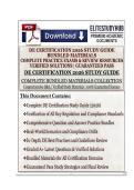 DE CERTIFICATION 2026 STUDY GUIDE BUNDLED MATERIALS