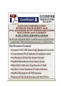 NAFI CFEI CERTIFICATION BUNDLED EXAM SCRIPT 2026 FULL QUESTIONS WITH VERIFIED SOLUTIONS 100&percnt; CORRECT 