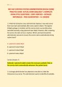 RED HAT CERTIFIED SYSTEM ADMINISTRATOR &lpar;RHCSA EX200&rpar; &NewLine;PRACTICE EXAM  ACTUAL EXAM 2026&sol;2027 &vert; COMPLETE &NewLine;EXAM-STYLE QUESTIONS &vert; 100&percnt; VERIFIED &ndash; DETAILED &NewLine;RATIONALES &ndash; PASS GUARANTEED &ndash; A&plus; GRADED 