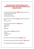 MVU NURS 629 EXAM 4 2026 WITH CORRECT ACTUAL&NewLine;QUESTIONS AND CORRECTLY WELL DEFINED ANSWERS LATEST&NewLine;ALREADY GRADED A&plus; 