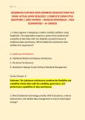 DATABRICKS CERTIFIED DATA ENGINEER ASSOCIATE PRACTICE &NewLine;EXAM  ACTUAL EXAM 2026&sol;2027 &vert; COMPLETE EXAM-STYLE &NewLine;QUESTIONS &vert; 100&percnt; VERIFIED &ndash; DETAILED RATIONALES &ndash; PASS &NewLine;GUARANTEED &ndash; A&plus; GRADED