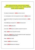 Music appreciation final exaM 2026 WitH correct&NewLine;actual Questions anD correctlY Well DefineD ansWers&NewLine;latest alreaDY GraDeD a&plus; 