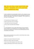 BSN 395 HESI REAL EXAM QUESTIONS AND CORRECT ANSWERS WITH EXPLANATIONS FOR A GUARANTEED PASS&NewLine;&NewLine;