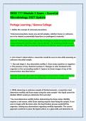 BIOD 171 Module 5 Exam Essential Microbiology &vert; Portage Learning Questions & Answers