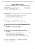 NSG 6002 ADVANCED PHARMACOLOGY 2026  COMPLETE EXAM QUESTIONS AND ANSWERS 100&percnt; VERIFIED A&plus; GRADE ASSURED&excl;&excl;&excl;&excl;&excl; NEW LATEST UPDATE&excl;&excl;&excl;&excl;&excl;
