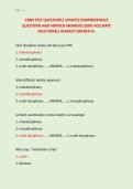 CRRN TEST QUESTIONS&vert; UPDATE&vert;COMPREHENSIVE &NewLine;QUESTIONS AND VERIFIED ANSWERS &lpar;100&percnt; ACCURATE &NewLine;SOLUTIONS&rpar;&vert; ALREADY GRADED A&plus;