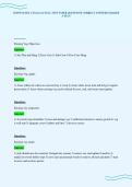 CESSWI PART 2 EXAM ACTUAL TEST PAPER QUESTIONS CORRECT ANSWERS GRADED&NewLine;A PLUS