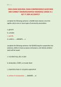 CMCA EXAM 2026 REAL EXAM COMPREHENSIVE QUESTIONS &NewLine;AND CORRECT ANSWERS&lpar;VERIFIED ANSWERS&rpar;&vert; GRADE A&plus;&vert; &NewLine;GET IT 100&percnt; ACCURATE&excl;&excl;