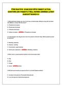 VTNE PracTicE EXaM 2026 WiTH cOrrEcT acTUaL&NewLine;QUESTiONS aND cOrrEcTLY WELL DEFiNED aNSWErS LaTEST&NewLine;aLrEaDY GraDED a&plus; 