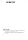 SEVI 3013 EXAM 3-FINAL &lpar;CH 6-7&rpar; QUESTIONS AND REVISED CORRECT ANSWERS &vert; GUARANTEE PASS&excl;&excl;