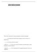 SEVI 3013 EXAM 1 QUESTIONS AND REVISED CORRECT ANSWERS &vert; GUARANTEE PASS&excl;&excl;