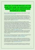 WGU D027 Advanced Pharmacology OA Test Bank & Study Guide &vert; Latest 2026&sol;2027