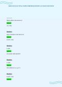 CHEM 103 EXAM 3 REVIEW SHEET COMPLETE QUESTIONS ANSWERS GRADED A PLUS