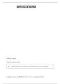 SEVI 3013 EXAM 3 QUESTIONS AND REVISED CORRECT ANSWERS &vert; GUARANTEE PASS&excl;&excl;
