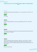 CHEM 103 EXAM 4 ACTUAL TEST PAPER QUESTIONS CORRECT ANSWERS GRADED A&NewLine;PLUS
