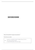 SEVI 3013 FINAL EXAM