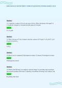 CHEM 104 EXAM 2 REVIEW SHEET COMPLETE QUESTIONS ANSWERS GRADED A PLUS