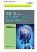 Test Bank - Drugs and the Neuroscience of Behavior&colon; An Introduction to Psychopharmacology 2nd Edition Prus
