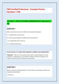 FME Certified Professional Exam Prep &vert; Complete Practice Questions 1-200 with Answers
