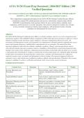 ACSA National Certified Security Officer &lpar;NCSO&rpar; Exam 2026-2027 QUESTIONS AND ANSWERS ALREADY&NewLine;GRADED A&plus;&period; 100&percnt; Verified Solutions &vert; Updated Per Latest Guidelines &vert; Graded A&plus;