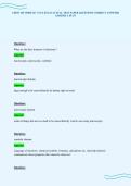 CHEM 103 MODULE 1 TO 6 EXAM ACTUAL TEST PAPER QUESTIONS CORRECT ANSWERS&NewLine;GRADED A PLUS