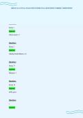 CHEM 121 ACTUAL EXAM TEST PAPER FULL QUESTIONS CORRECT RESPONSES