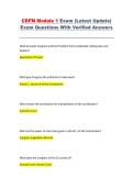 CDFM Module 1 &lpar;Latest Update&rpar; &ndash; Complete Exam Questions with Verified Answers