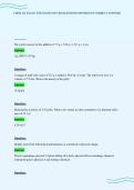 CHEM 121 EXAM 1 TEST BANK SOLVED QUESTIONS 100 PERCENT CORRECT ANSWERS