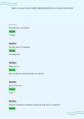 CHEM 121 EXAM 2 FINAL PAPER VERIFIED QUESTIONS ACCURATE SOLUTIONS