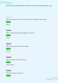 CHEM 121 EXAM 2 REVIEW SHEET COMPLETE QUESTIONS ANSWERS GRADED A PLUS