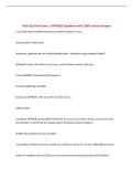 HIEU 322 Final Exam &vert; UPDATED Questions with 100&percnt; Correct Answers&NewLine;