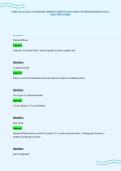 CHEM 121 EXAM 2 TESTBANK CERTIFICATION EVALUATION TESTED QUESTIONS FULL&NewLine;SOLUTION GUIDE