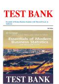 TEST BANK&NewLine;Essentials of Modern Business Statistics with Microsoft Excel&comma; by &NewLine;Anderson