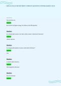 CHEM 121 EXAM 3 REVIEW SHEET COMPLETE QUESTIONS ANSWERS GRADED A PLUS