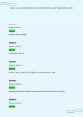 CHEM 121 EXAM PREP QUESTIONS ANSWERS STUDY GUIDE VERIFIED SOLUTION