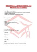NSG 555 Quiz 3 Study Questions and Answers 2026 Graded A&plus;