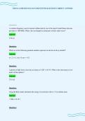 CHEM 121 PREMIUM EXAM PAPER TESTED QUESTIONS CORRECT ANSWERS
