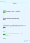 CHEM 121 UPDATED ACTUAL EXAM QUESTIONS CORRECT ANSWERS GRADED A PLUS&NewLine;FORM TWO