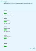 CHEM 121 UPDATED ACTUAL EXAM QUESTIONS CORRECT ANSWERS GRADED A PLUS