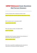 USPAP McKissock Exam &ndash; Questions and Correct Answers