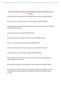 HIT 205 ICD Procedures Week 2 Drill &vert; UPDATED Questions with 100&percnt; Correct Answers