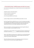 HIT 205 Final Exam Review &vert; UPDATED Questions with 100&percnt; Correct Answers&NewLine;