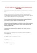HIT 205- ICD Coding II with lab Final review &vert; UPDATED Questions with 100&percnt; Correct Answers