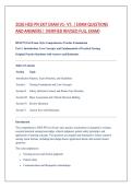 2026 HESI PN EXIT EXAM V1 - V7&comma; &vert; EXAM QUESTIONS AND ANSWERS &vert; &lpar;VERIFIED REVISED FULL EXAM&rpar;