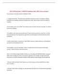 HSCI 130 Final Exam &vert; UPDATED Questions with 100&percnt; Correct Answers&NewLine;